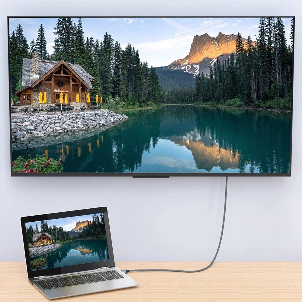 WZK Ultraboost-videokabel, HDMI - HDMI, 8K, 3 m, grå WHDMI-30 WHDMI-30 