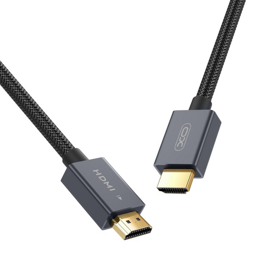 XO Design GB001 videokabel, HDMI - HDMI, 8K, 1,5 m, Sort