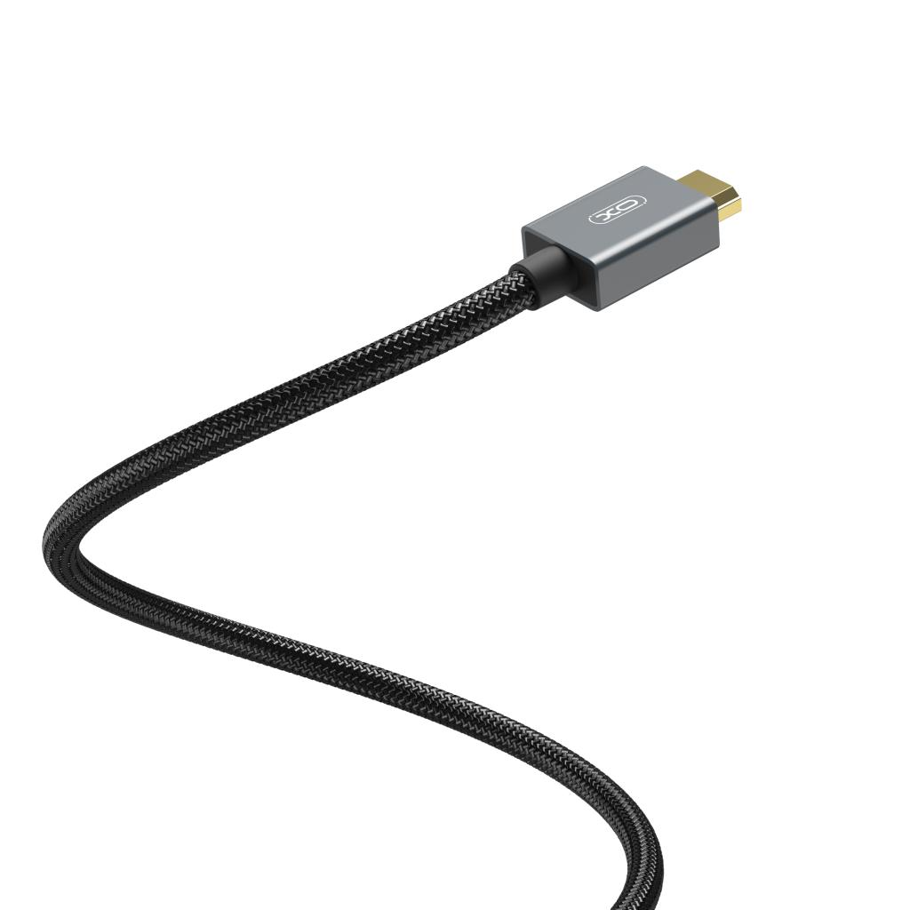 XO Design GB001 videokabel, HDMI - HDMI, 8K, 1,5 m, Sort