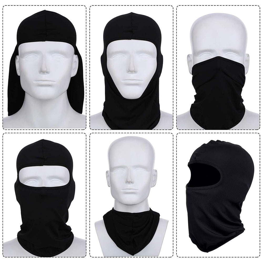 Cagula Ski Balaclava Unisex Techsuit BLC1, Sort