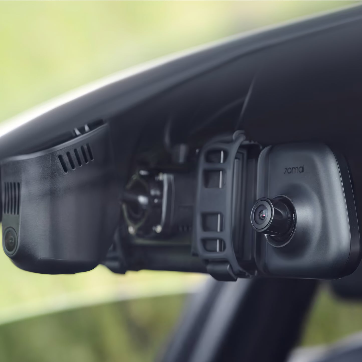 Bil Kamera Foran Bag 70mai Dash Cam S500, 3K, Wi-Fi, Skærm 9.35 tommer