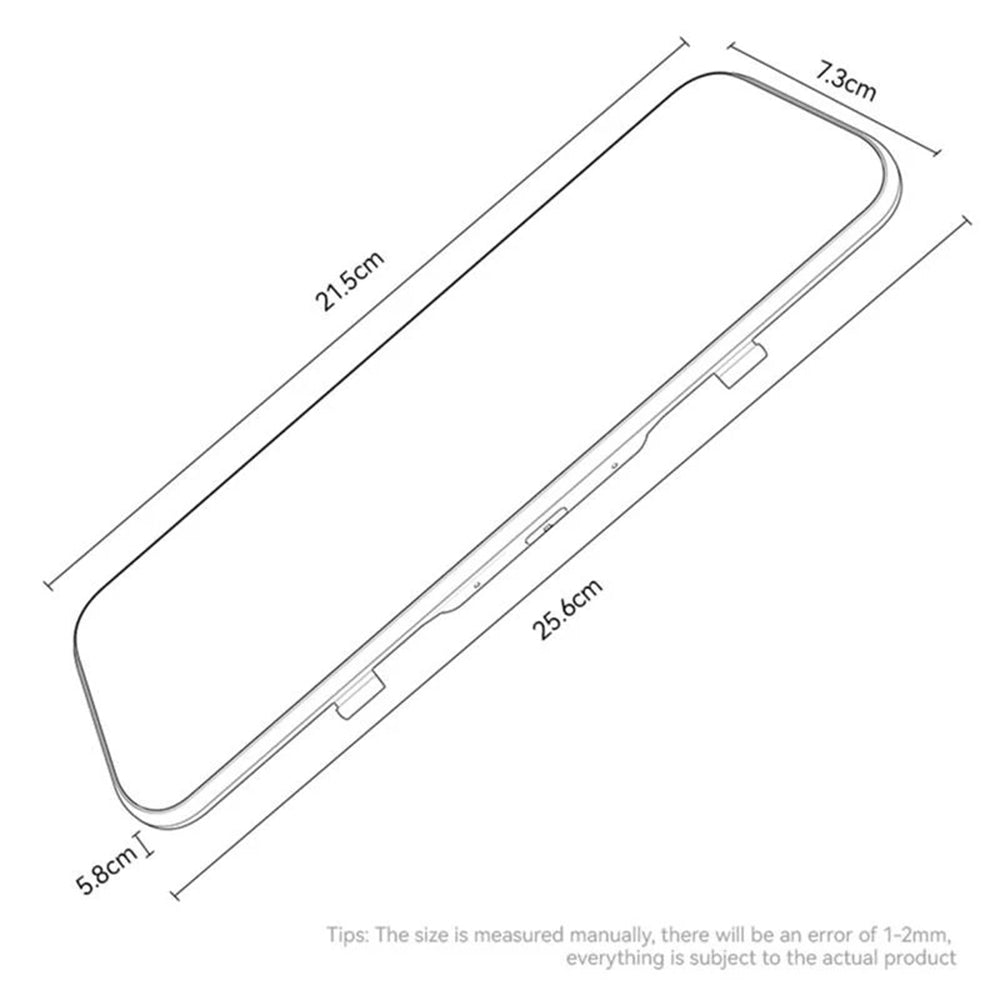 Yesido KM24 Car Camera with Carplay / Android Auto, 4K, 9.66inch Display