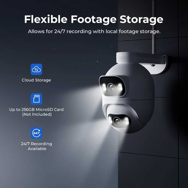 iMILAB EC6 Dual Surveillance Camera, Wi-Fi, 3K, IP66, Outdoor CMSXJ68A