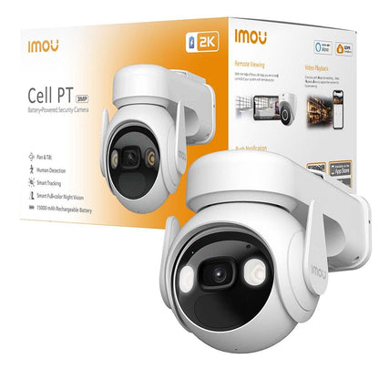 Imou Cell PT overvågningskamera, Wi-Fi, 2K, IP66, Udendørs IPC-K9EP-3T0WE