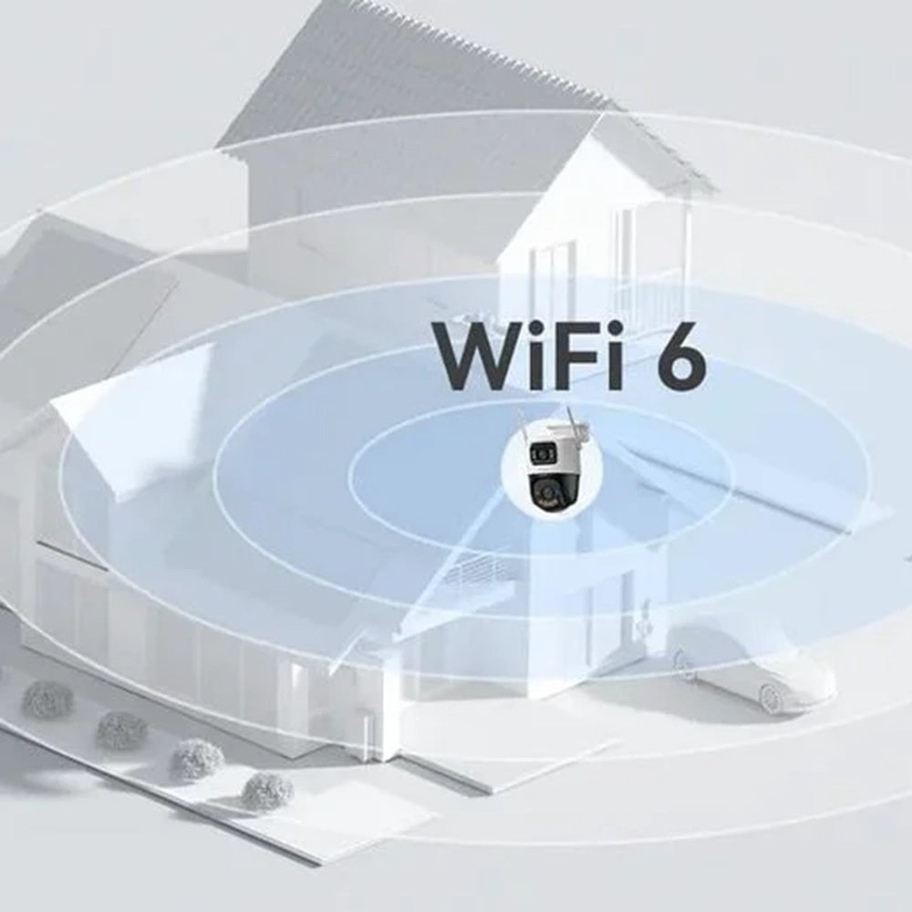 Overvågningskamera Imou Cruiser Dual 2 Pro, Wi-Fi, 2.5K + 2.5K, IP65, Udendørs, Hvid IPC-S7XFP-8U0WED