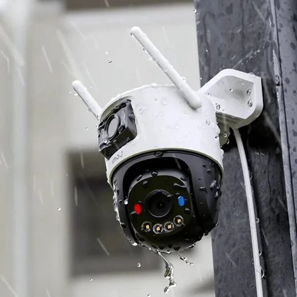 Overvågningskamera Imou Cruiser Dual 2 Pro, Wi-Fi, 2.5K + 2.5K, IP65, Udendørs, Hvid IPC-S7XFP-8U0WED