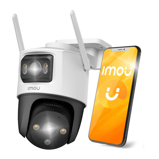 Imou Cruiser Dual Surveillance Camera, Wi-Fi, 2.8K + 2K, IP66, Outdoor, White IPC-S7XP-8M0WED-0360B