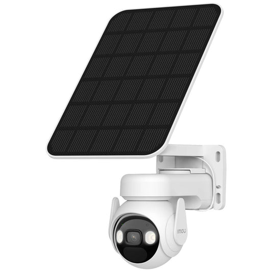 Imou Cell PT Kit Surveillance Camera, Wi-Fi, 2K, IP66, Solar Panel, Outdoor, White KIT/IPC-K9EP-3T0WE/FSP12-TYPEC