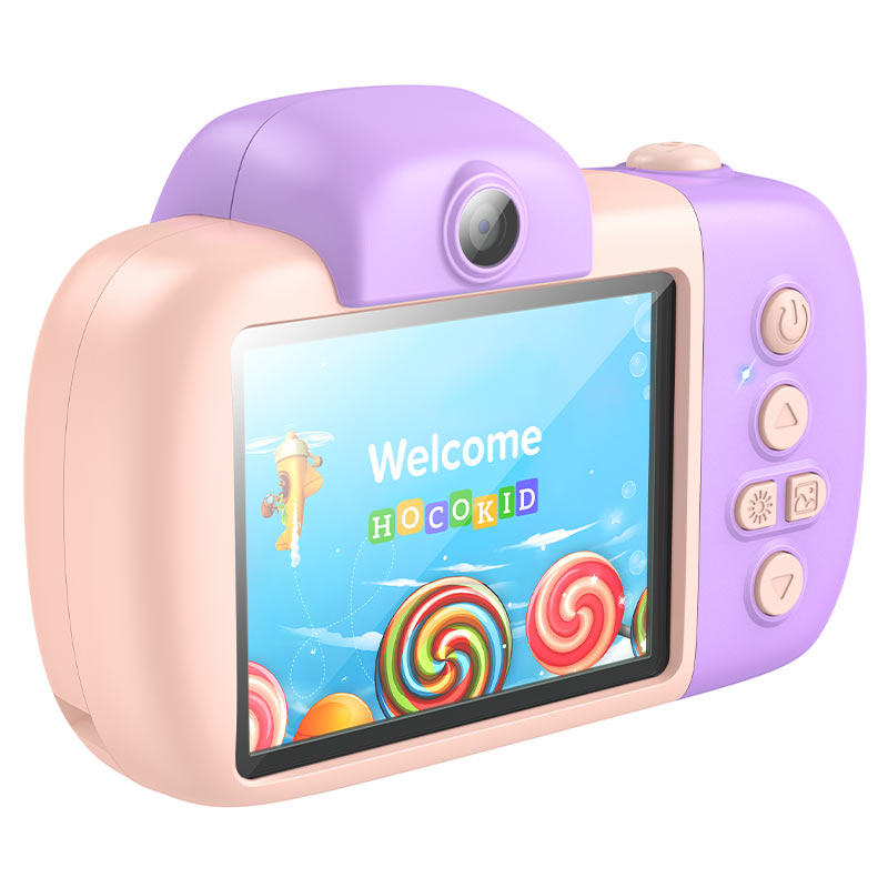 HOCO DV201 Kids Digital Kamera, 1080P, 2MP, Pink