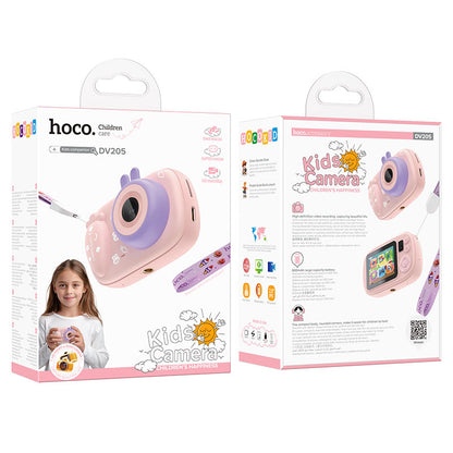Digitalt kamera HOCO DV205 Kids, 720P, 1MP, Pink