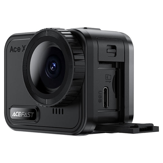 Acefast X1 sportskamera, 4K, Wi-Fi, Sort