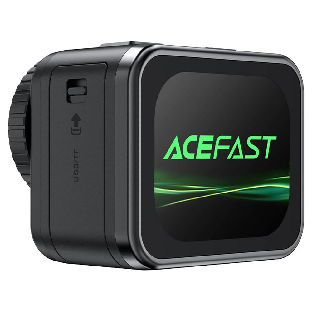 Acefast X1 sportskamera, 4K, Wi-Fi, Sort