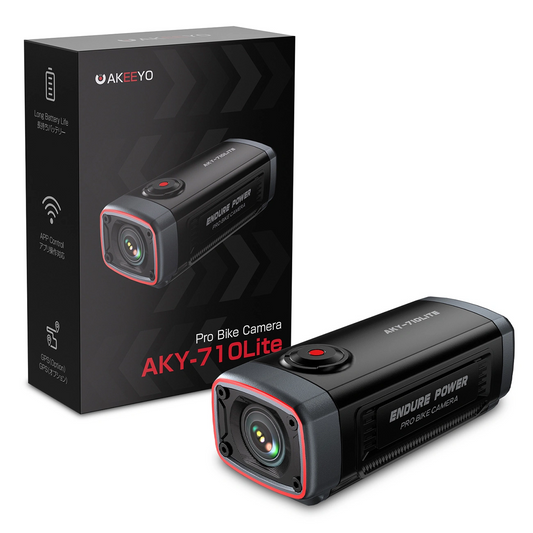 Akeeyo 710 Lite Sports Kamera til Cykel / Motorcykel, 2K, Wi-Fi, Sort