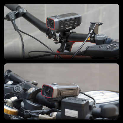 Akeeyo 710 Lite Sports Camera for Bicycle / Motorcycle, 2K, Wi-Fi, Black