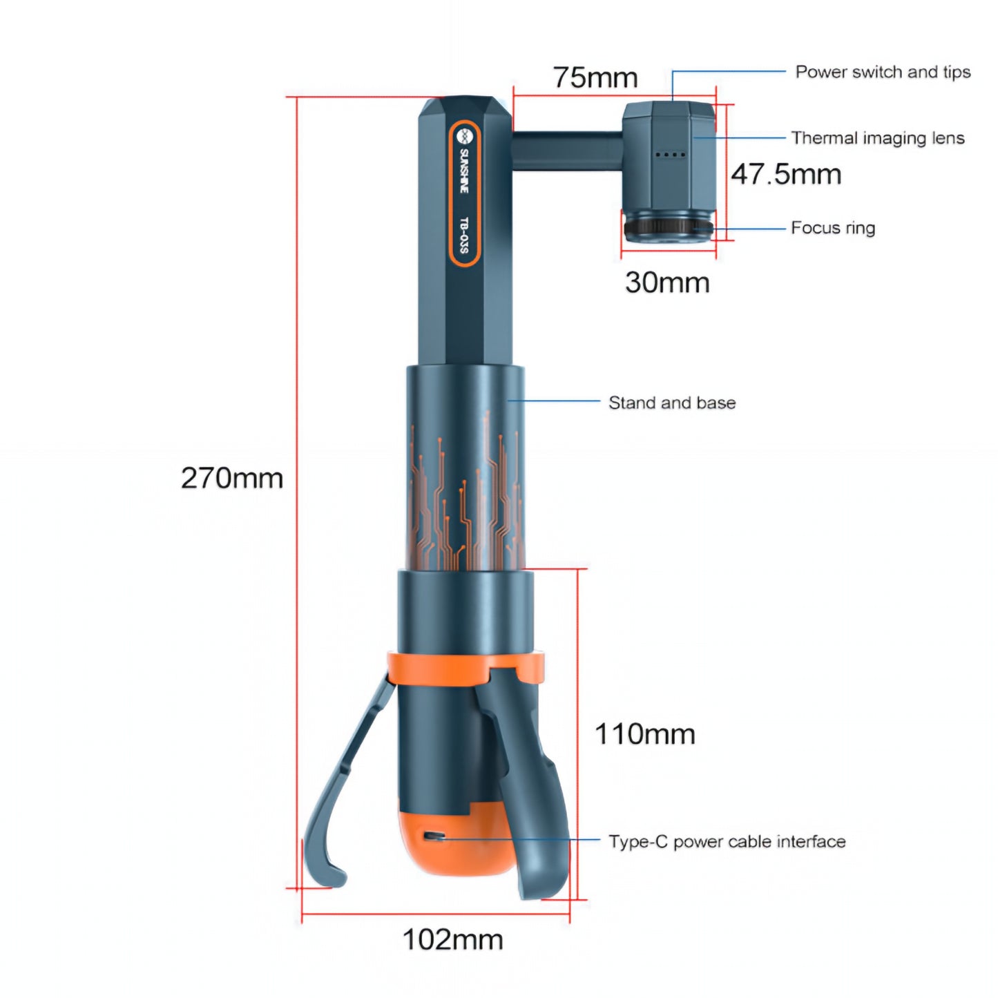 Sunshine Termisk Kamera TB-03S