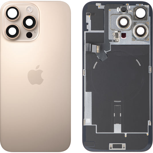 Batteridæksel Apple iPhone 16 Pro Max, Guld (Desert Titanium), Swap