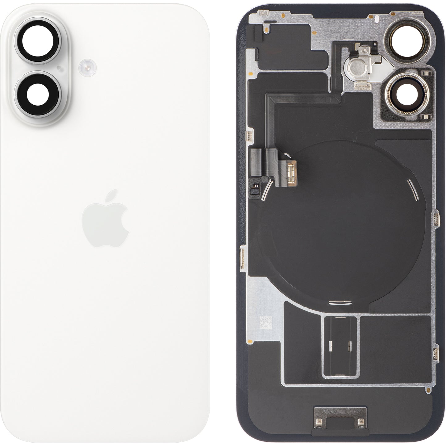 Batteridæksel Apple iPhone 16, Hvid, Swap