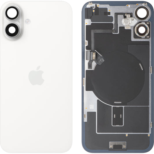 Batteridæksel Apple iPhone 16 Plus, Hvid, Swap