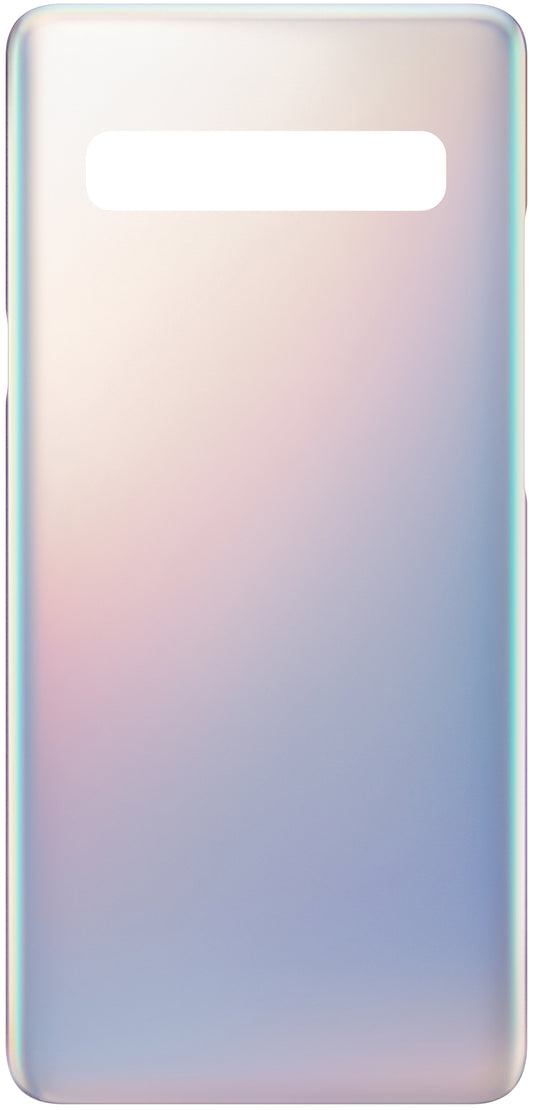 Batteridæksel kompatibelt med Samsung Galaxy S10 5G G977, Sølv