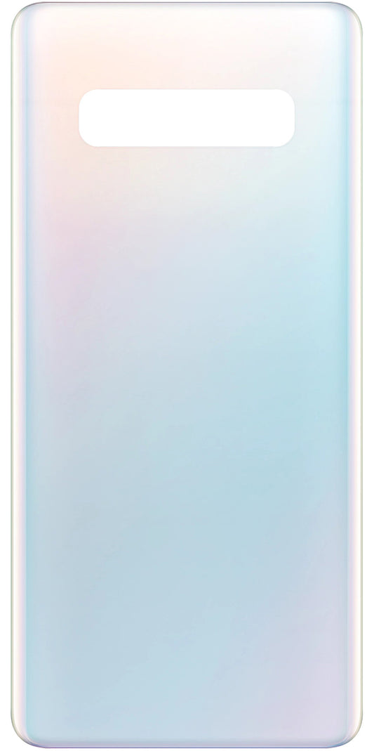 Batteridæksel kompatibelt med Samsung Galaxy S10 G973, Hvid