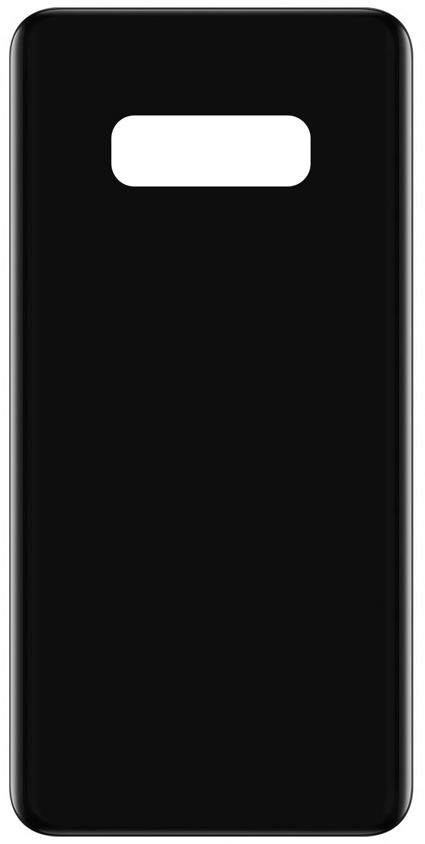 Batteridæksel kompatibelt med Samsung Galaxy S10e G970, Sort