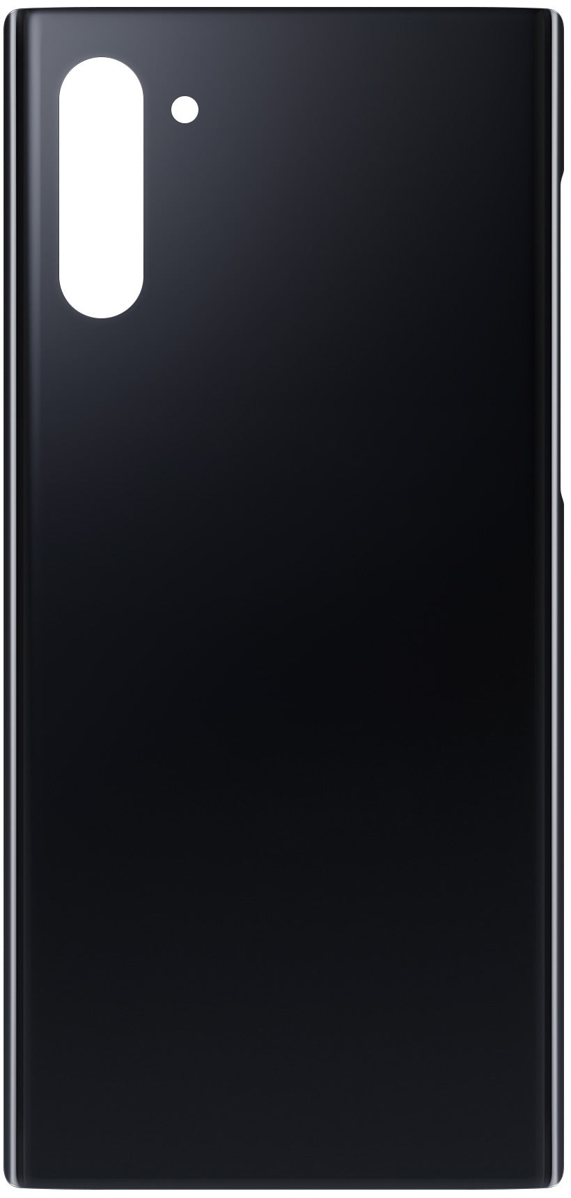 Batteridæksel kompatibelt med Samsung Galaxy Note10 N970, Sort
