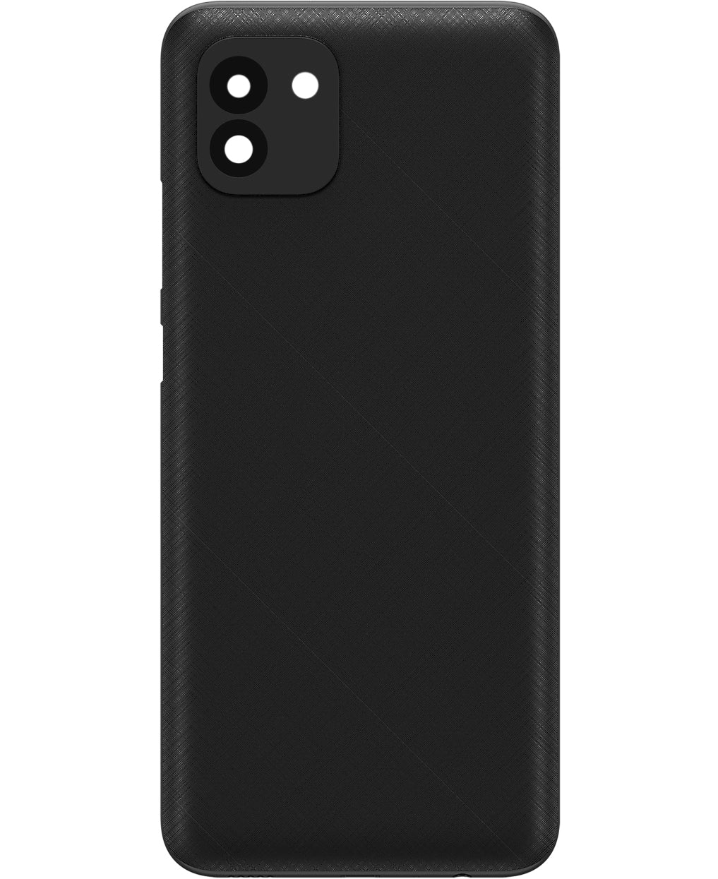 Batteridæksel kompatibelt med Samsung Galaxy A03 A035, Version F, Sort