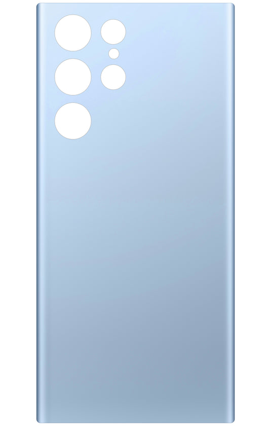 Batteridæksel kompatibelt med Samsung Galaxy S22 Ultra 5G S908, Blå