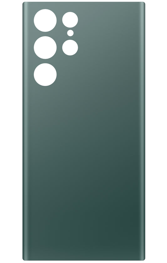 Batteridæksel kompatibelt med Samsung Galaxy S22 Ultra 5G S908, Grøn