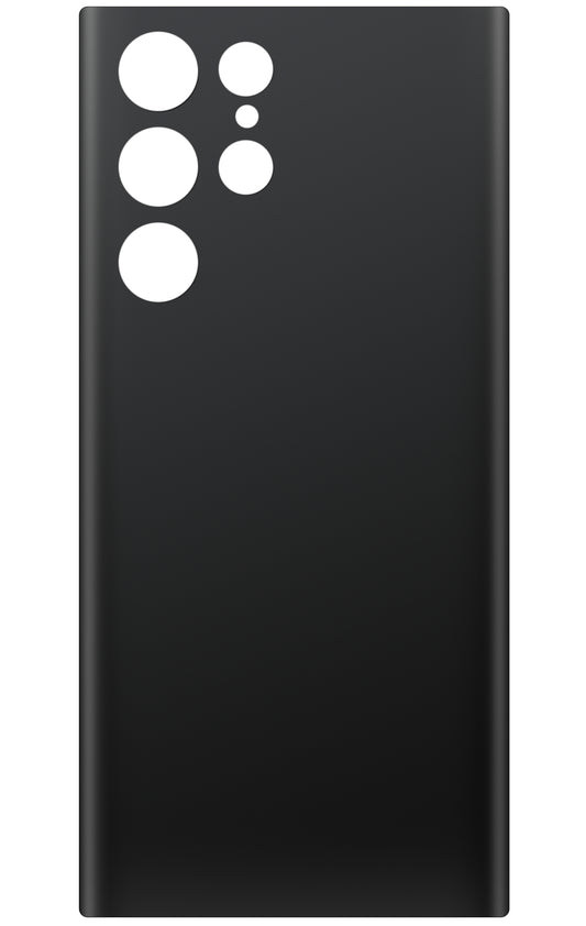 Batteridæksel kompatibelt med Samsung Galaxy S22 Ultra 5G S908, Sort