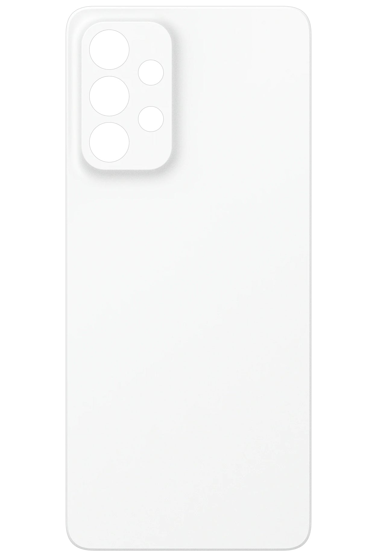 Batteridæksel kompatibelt med Samsung Galaxy A33 5G A336, Hvid