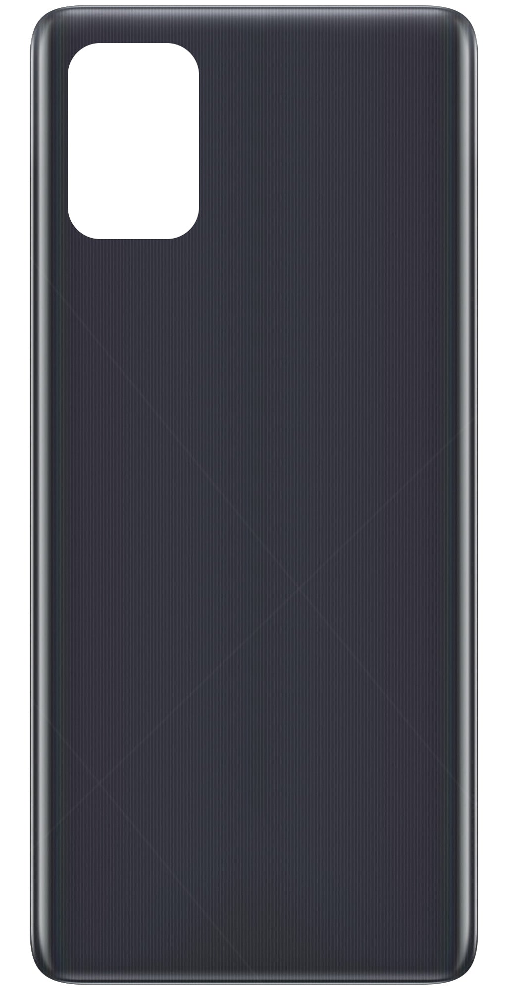 Batteridæksel kompatibelt med Samsung Galaxy A71 A715, Sort
