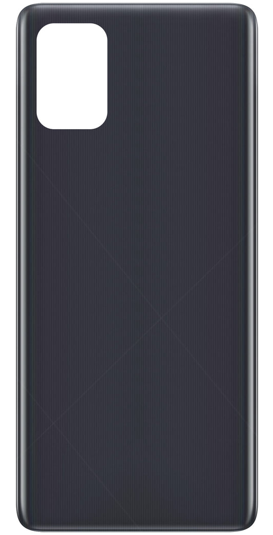 Batteridæksel kompatibelt med Samsung Galaxy A71 A715, Sort