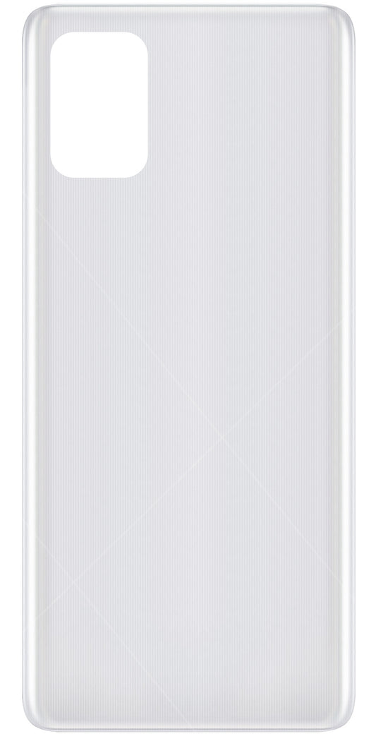 Batteridæksel kompatibelt med Samsung Galaxy A71 A715, Sølv