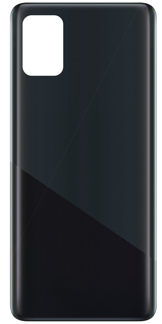 Batteridæksel kompatibelt med Samsung Galaxy A51 A515, Sort