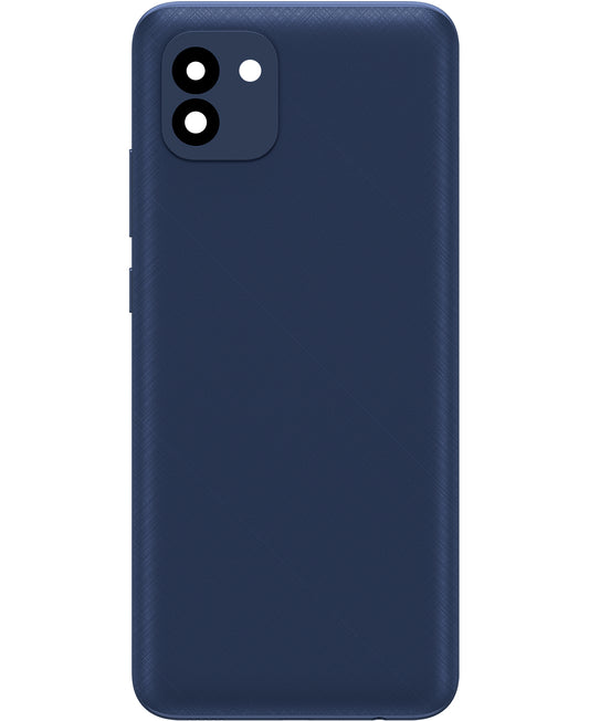 Batteridæksel kompatibelt med Samsung Galaxy A03 A035, Version F, Blå