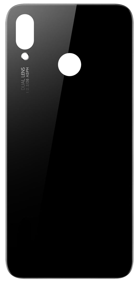 Batteridæksel kompatibelt med Huawei P20 Lite, Sort