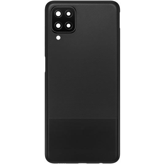 Batteridæksel kompatibelt med Samsung Galaxy A12 Nacho A127 / A12 A125, Sort