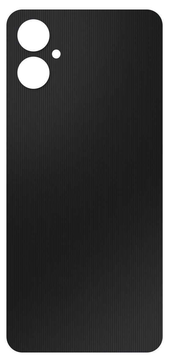 Batteridæksel kompatibelt med Samsung Galaxy A06 5G A066, Sort