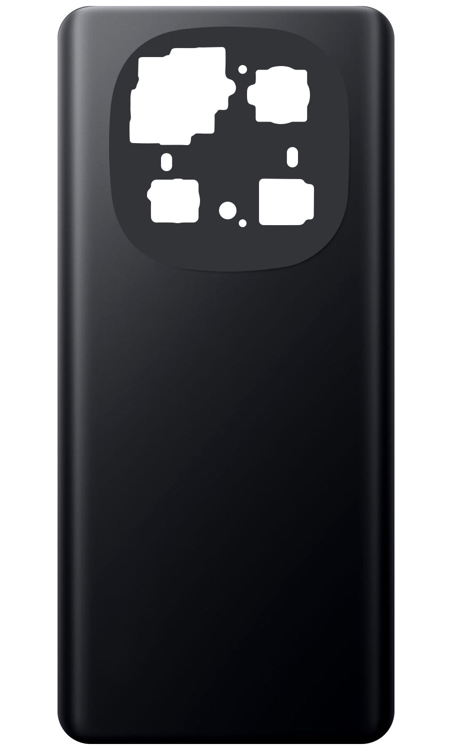 Batteridæksel kompatibelt med Xiaomi Redmi Note 14 Pro 5G, Sort