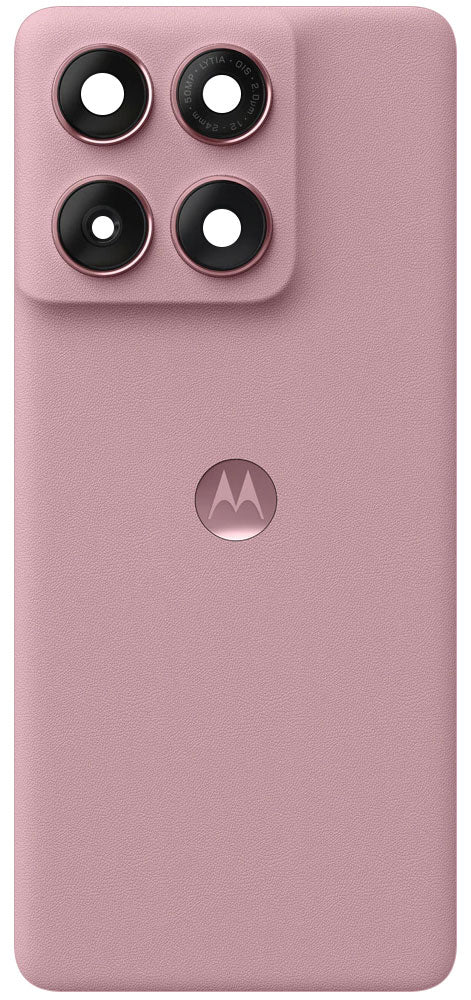 Batteridæksel Motorola Edge 60 Fusion, Rosa (Pantone Zephyr), Servicepakke 5D68C29873