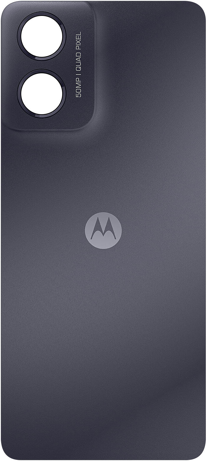 Batteridæksel Motorola Moto G04s, Sort (Concord Black), Servicepakke 5S58C24267
