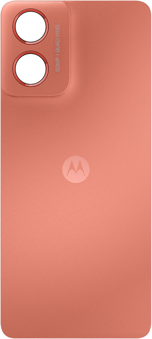 Motorola Moto G04s Battery Cover, Orange (Sunrise Orange), Service Pack 5S58C24270