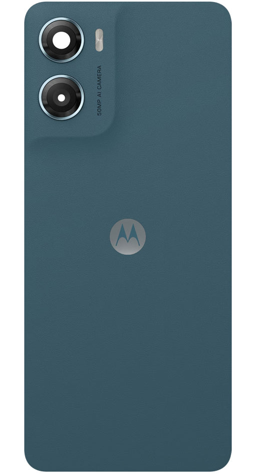 Batteridæksel Motorola Moto G06, Blå (Tapastry), Swap 5D68C31272