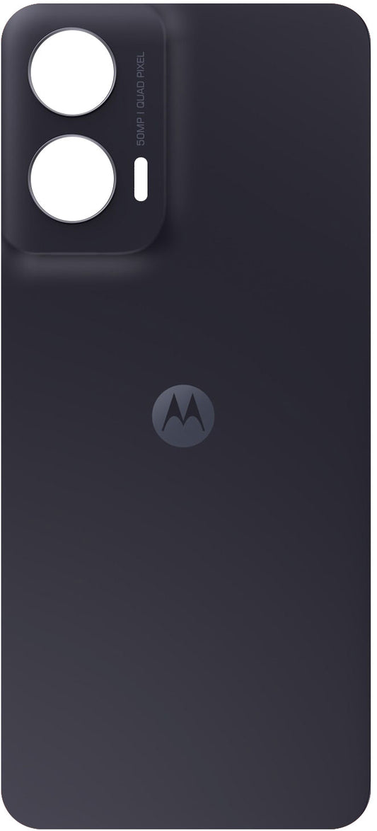 Batteridæksel Motorola Moto G35, Sort (Midnight Black), Swap 5S58C28884TD