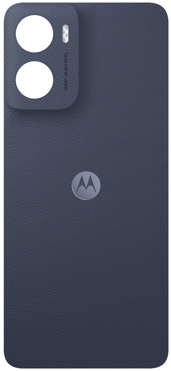 Batteridæksel Motorola Moto E15 / G05, Marineblå (Denim Blue), Servicepakke 5D68C29788