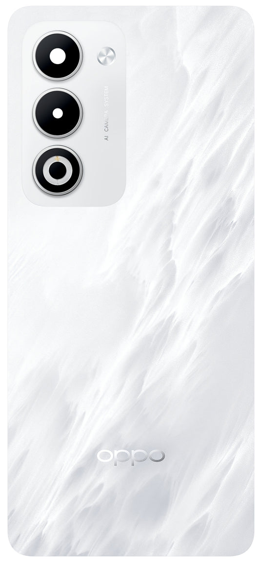 Batteridæksel Oppo A5 4G, Hvid (Mist White), Service Pack 621033000658