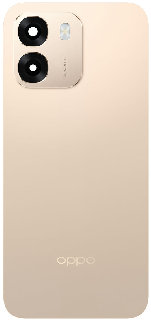 Batteridæksel Oppo A6 4G, Guld (Aurora Gold), Service Pack 621033000852