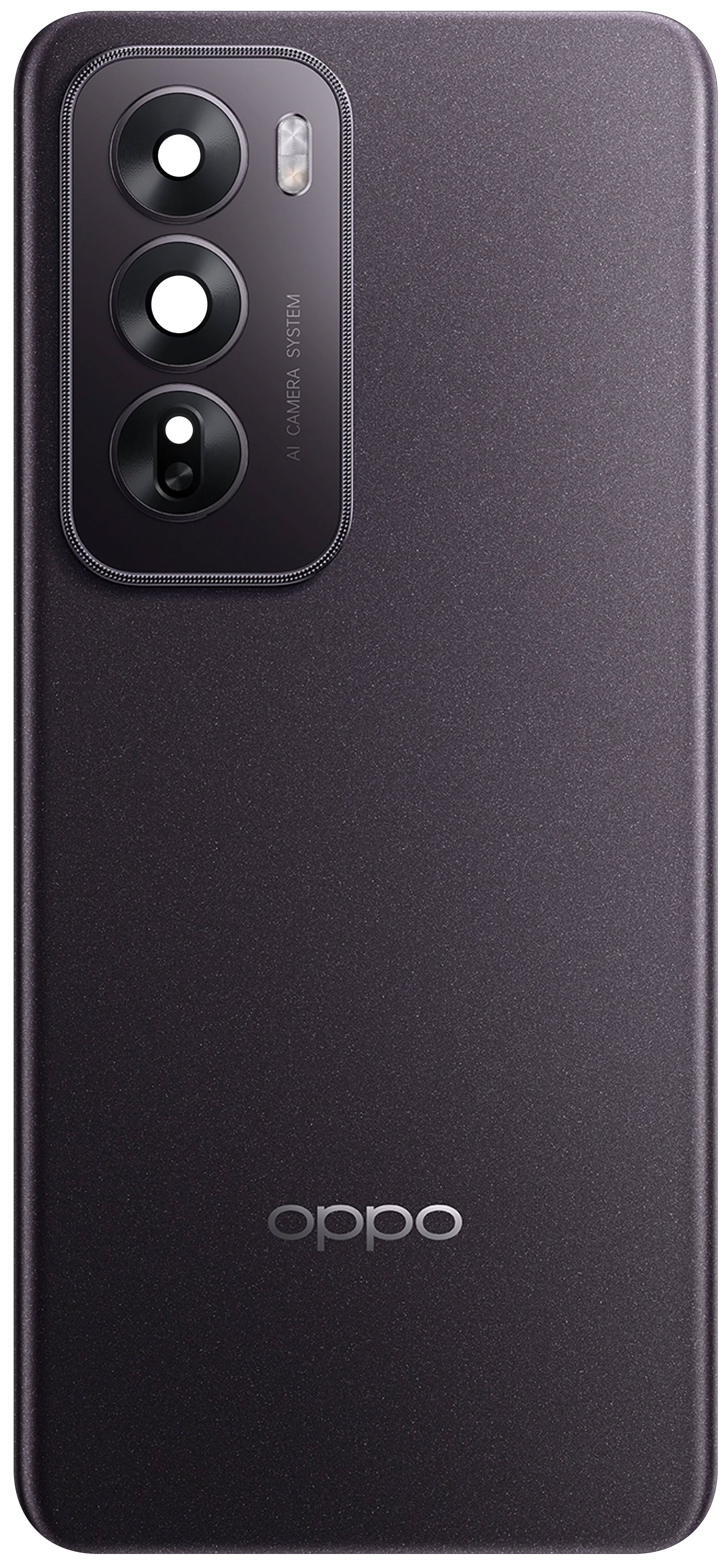 Batteridæksel Oppo Reno12, Sort (Matte Brown), Service Pack 621033000315