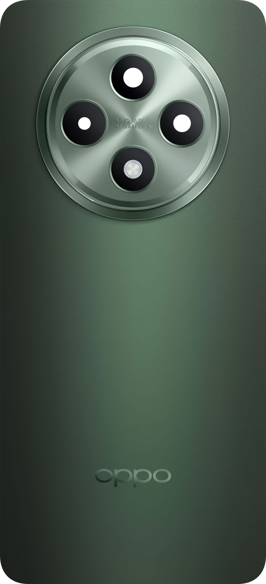 Batteridæksel Oppo Reno12 F, Grøn (Olive Green), Swap 621033000345